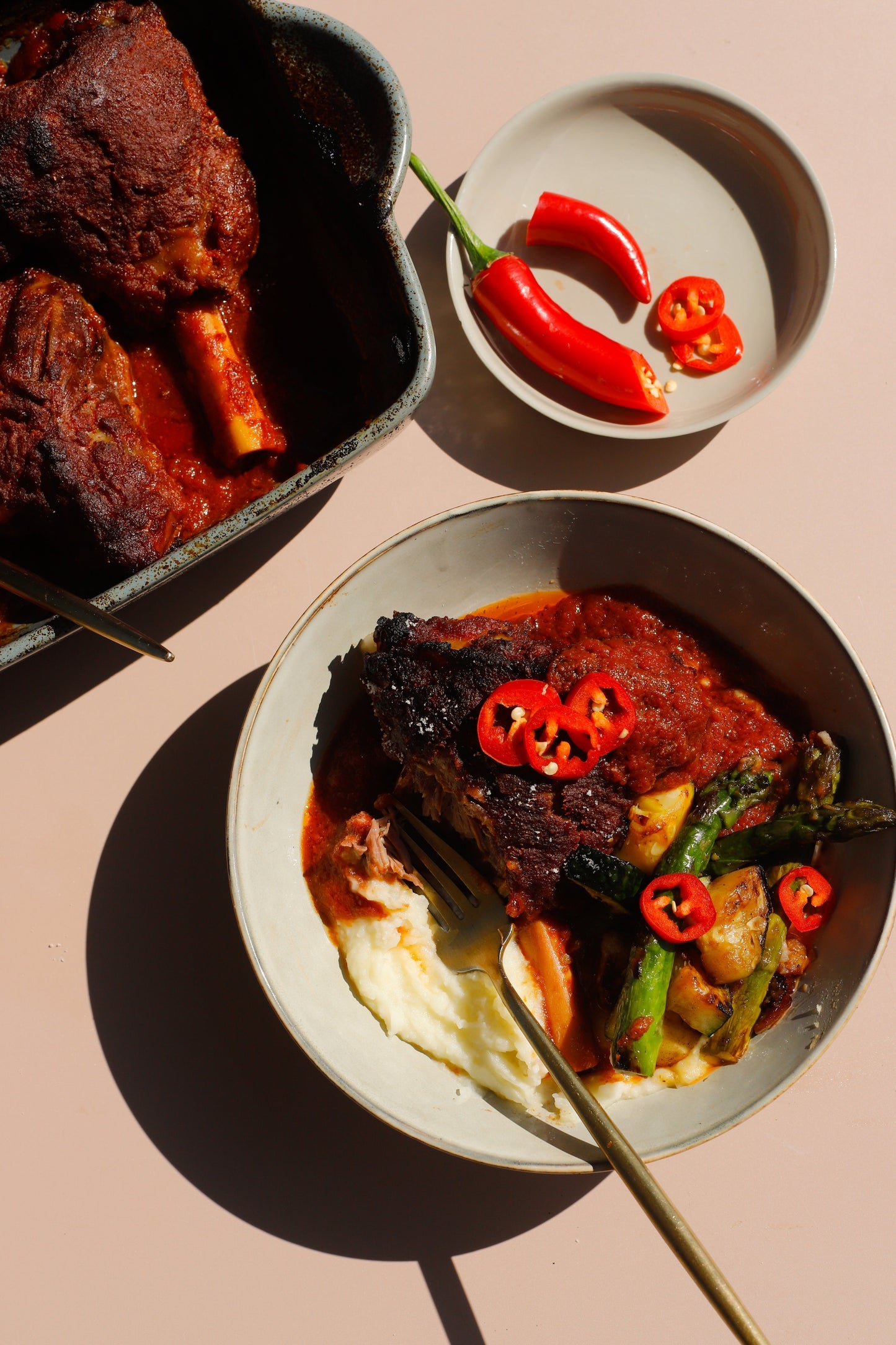Crispy Maple Lamb Shanks