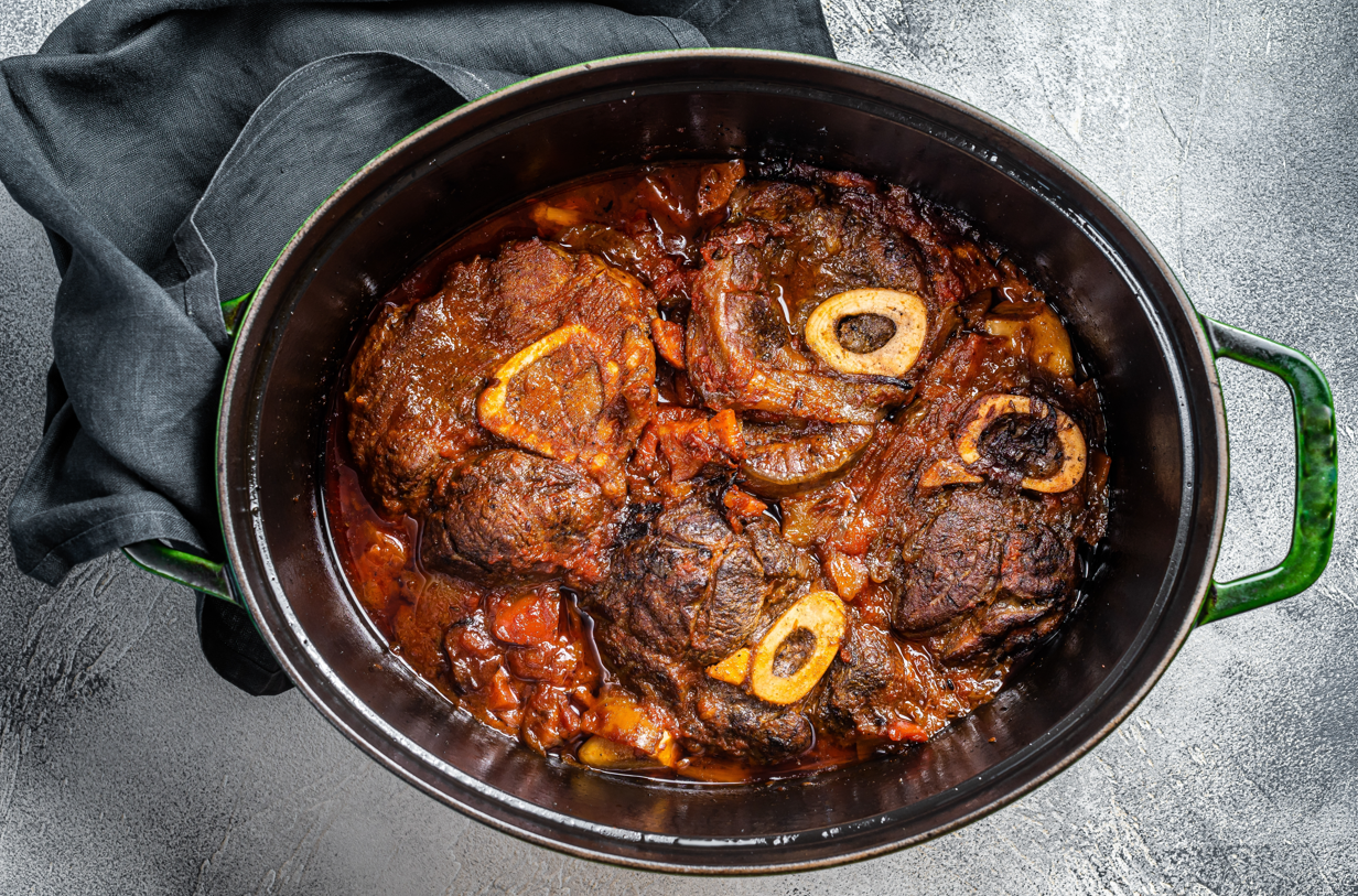 Osso Bucco + Turmeric Rice