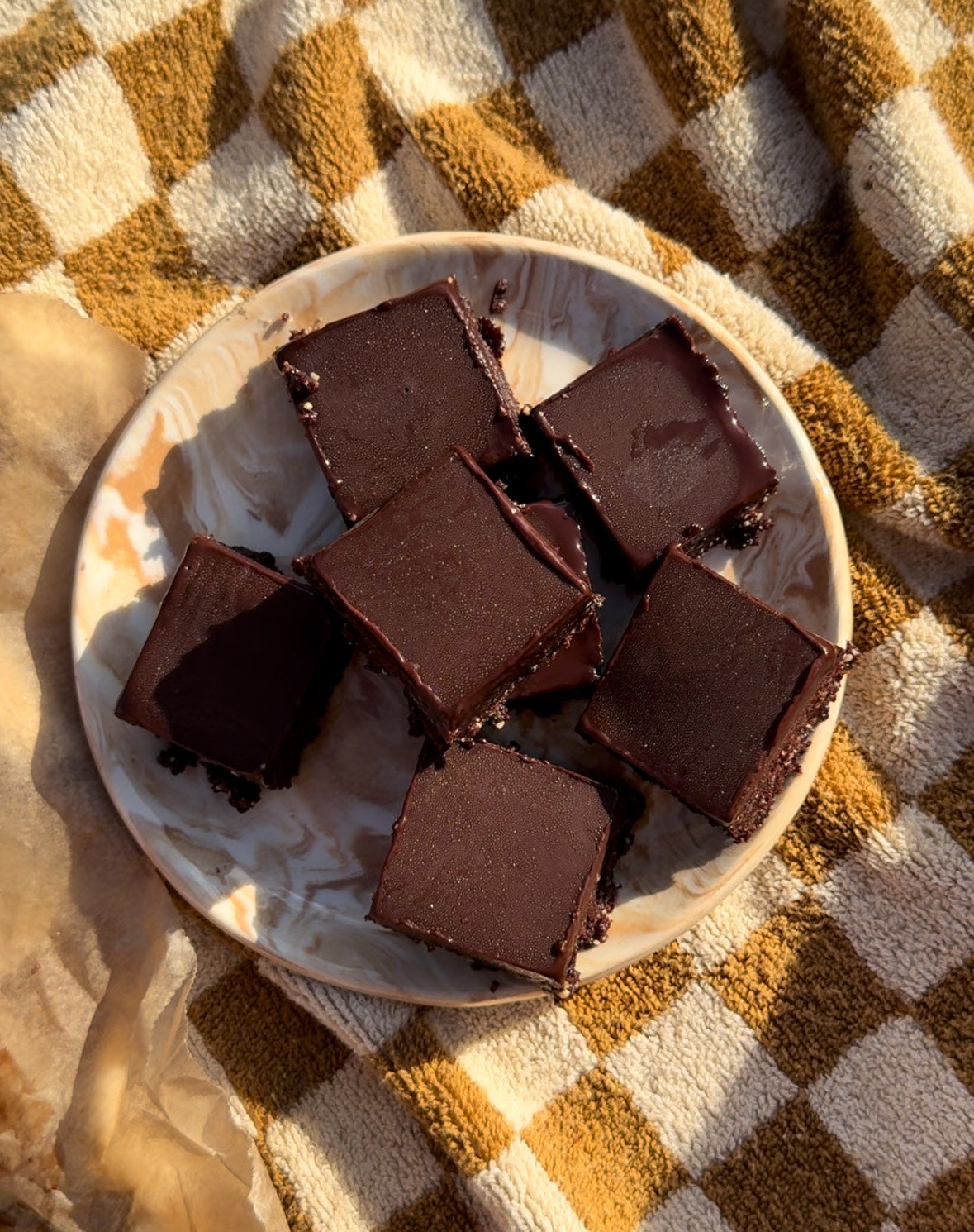 Chewy Chocolate Slice recipe