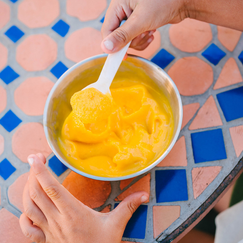 Creamy Mango Sorbet