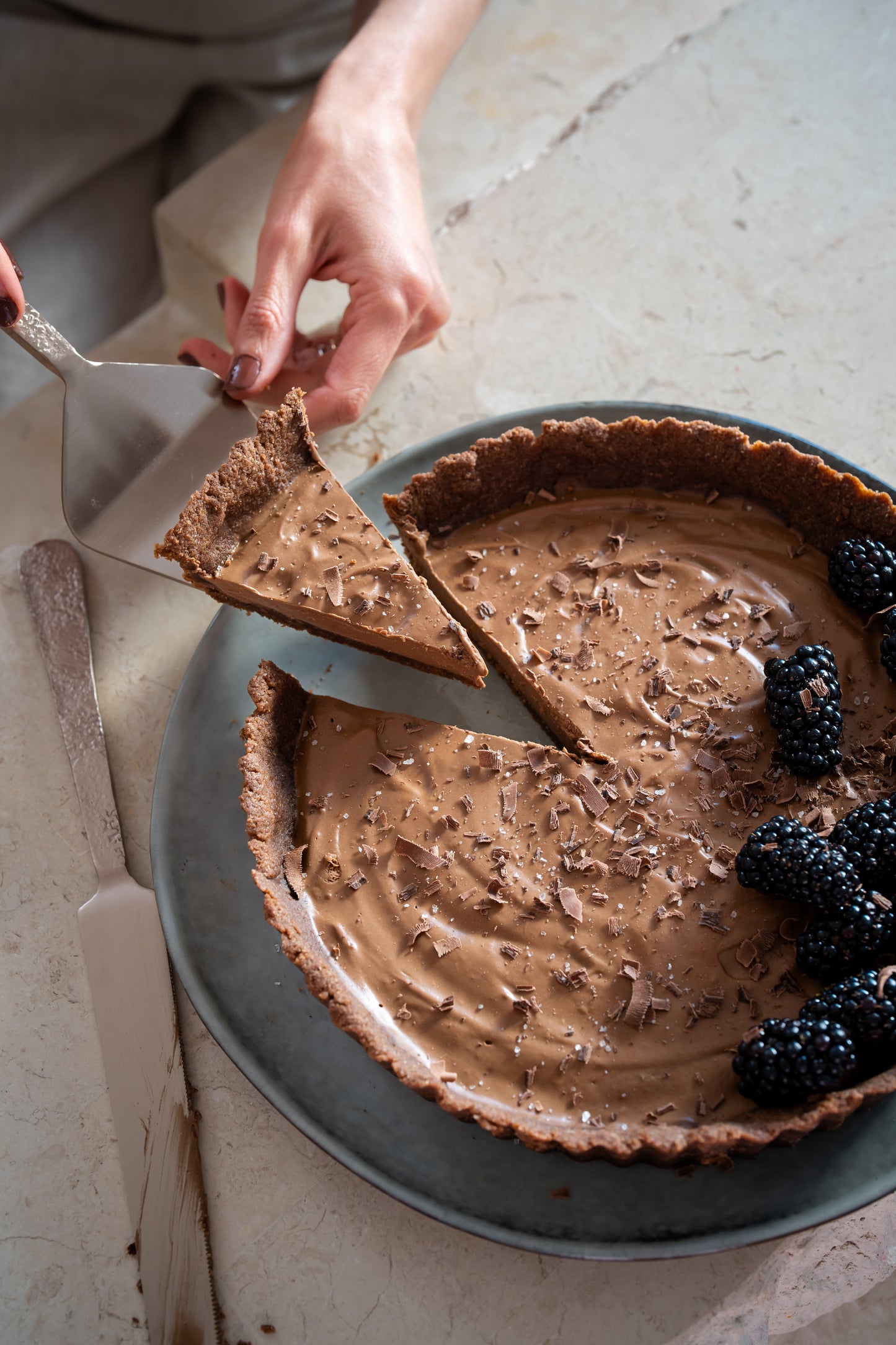 Chocolate Avocado Tart