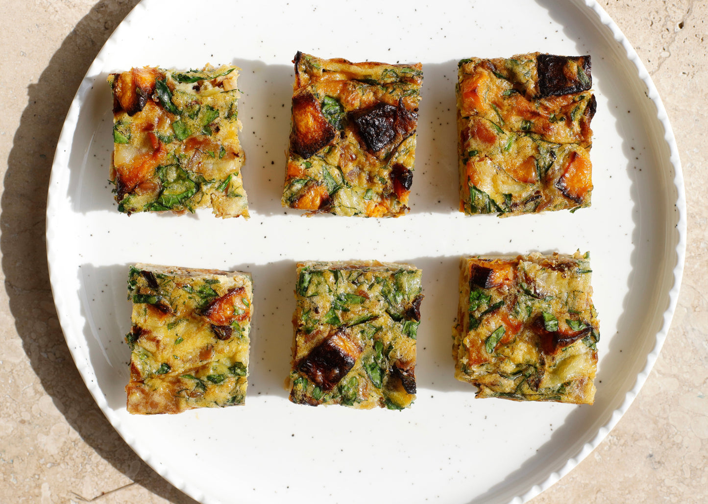 Caramelised Pumpkin, Onion and Bacon Frittata