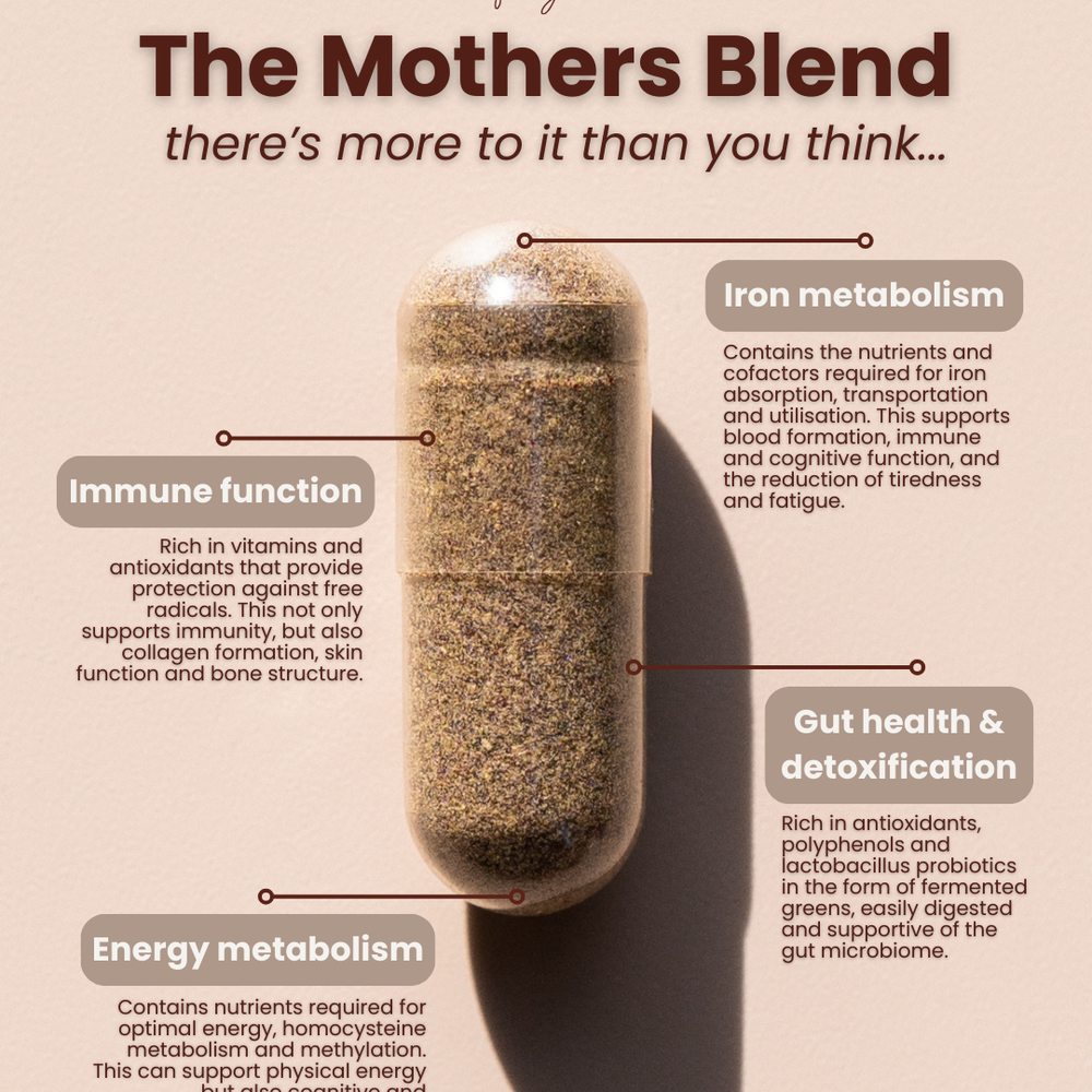 
                  
                    The Mothers Blend Capsules
                  
                